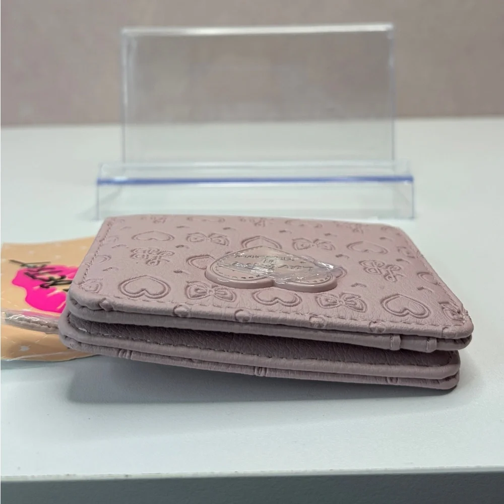 Love Betsey Blush Heart & Bow Embossed Wallet - Picture 7 of 13